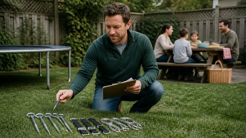 choosing storm safe trampoline anchors