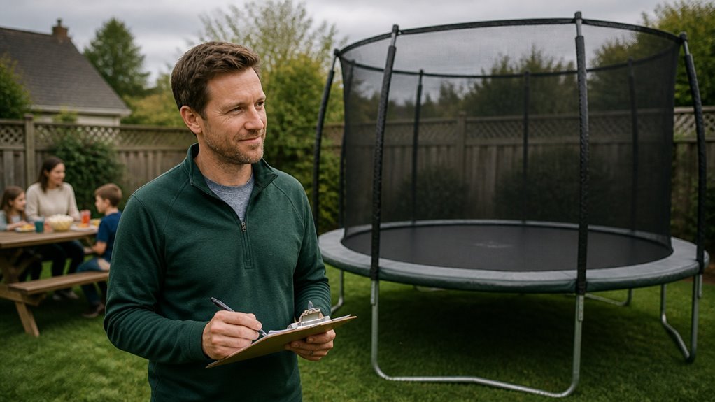 selecting safe backyard trampolines