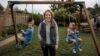 top double swing sets